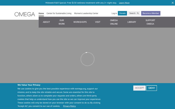 Screenshot of eomega.org