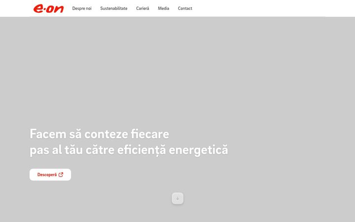 Kuvakaappaus sivustosta eon-romania.ro