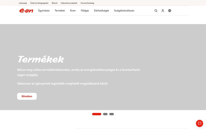 Screenshot of eon.hu