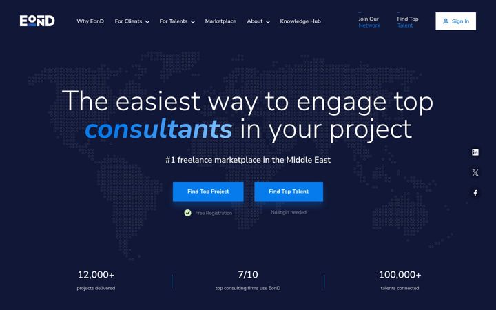 Screenshot of eond.eu
