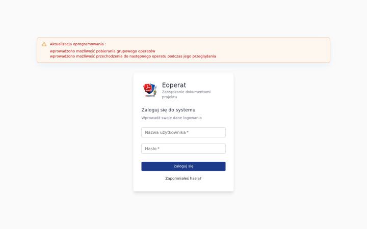 Screenshot of eoperat.pl