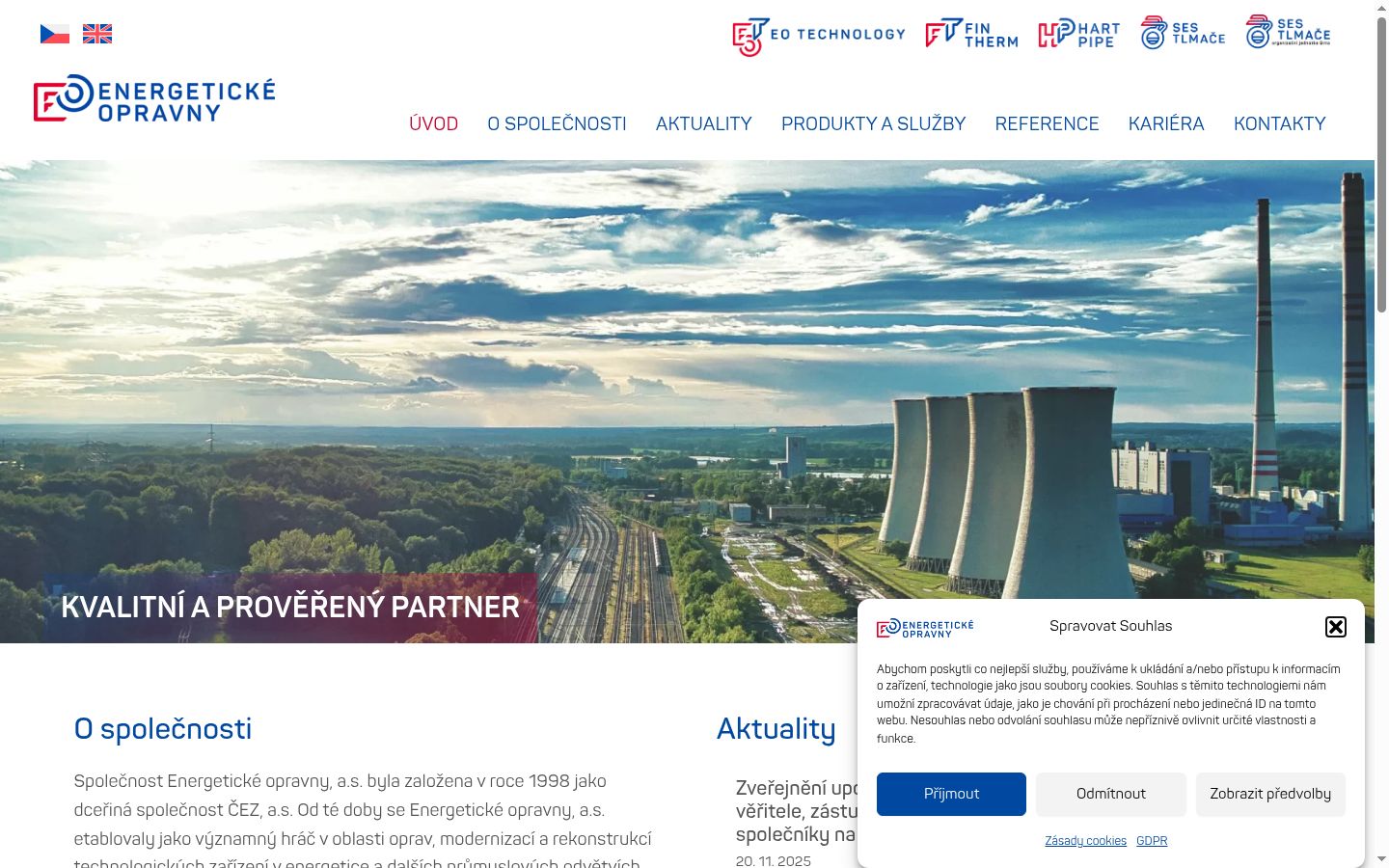 Captura de ecrã do banner de consentimento apresentado antes de qualquer interação