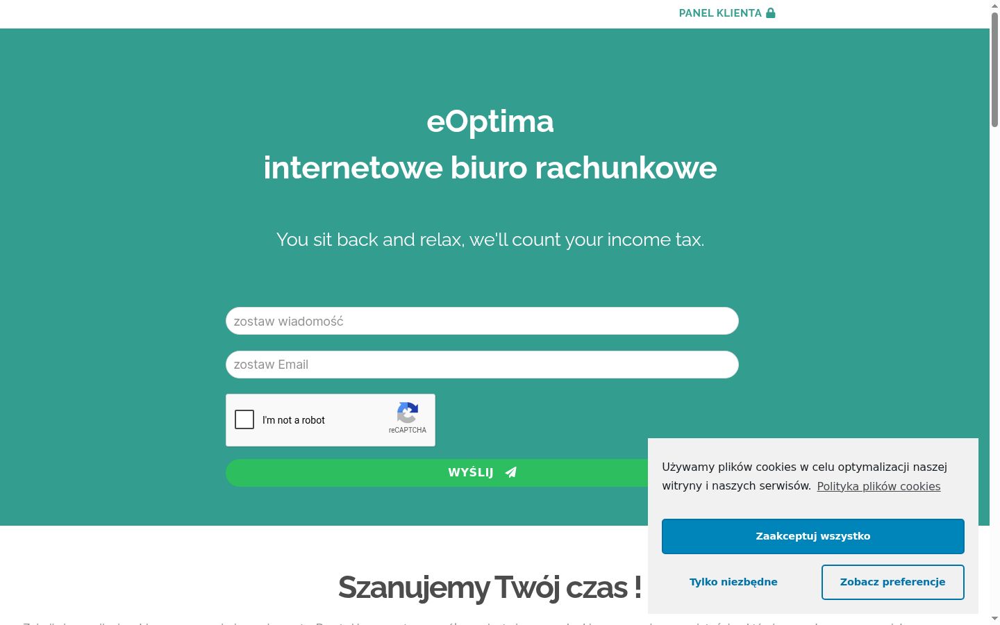 Snímek obrazovky baneru souhlasu zobrazeného před jakoukoli interakcí