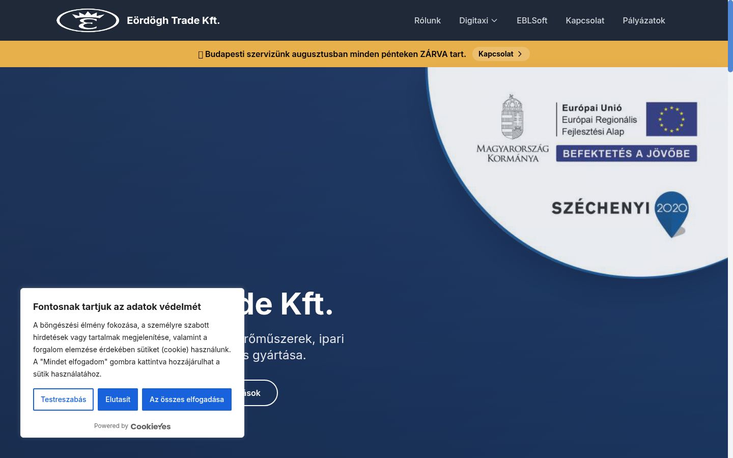 Posnetek zaslona pasice za privolitev, prikazane pred kakršno koli interakcijo