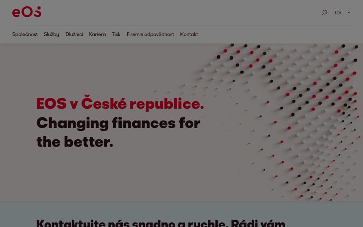 Kuvakaappaus sivustosta eos-ksi.cz