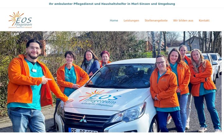 Captura de ecrã de eos-pflegeteam.de