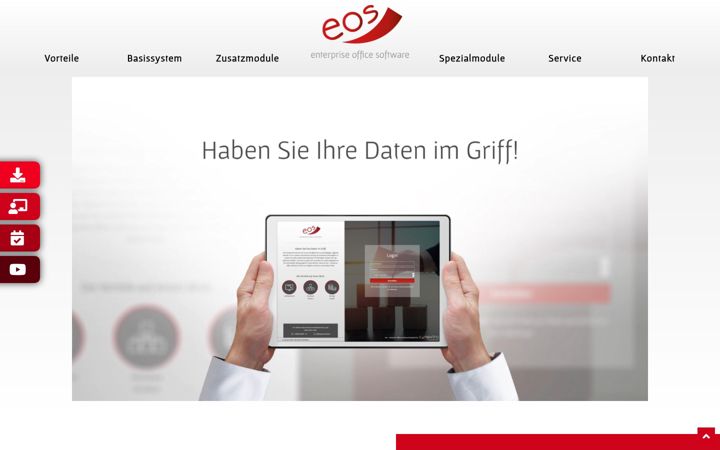 Screenshot ta' eos-software.at