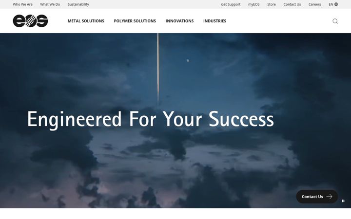 Screenshot of eos.info