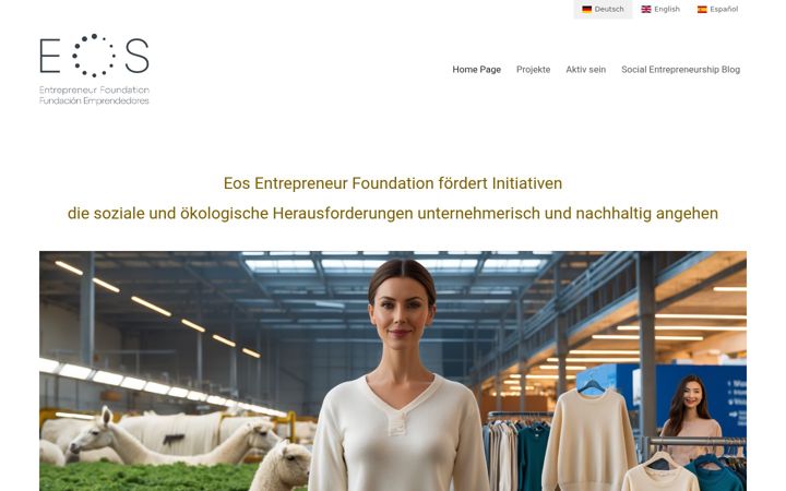Екранна снимка на eosentrepreneurfoundation.org
