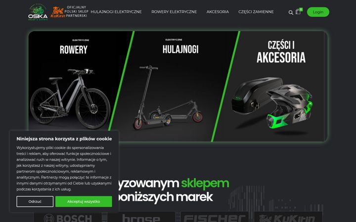 Screenshot of eosika.pl