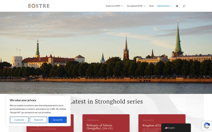 Screenshot of eostreprint.eu