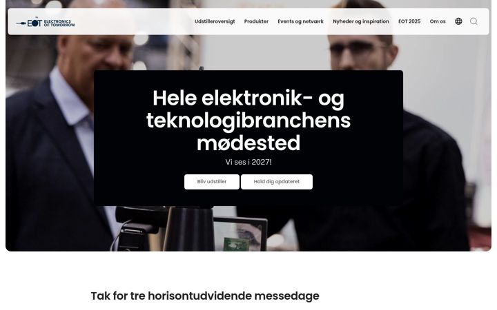 Screenshot of eot.dk