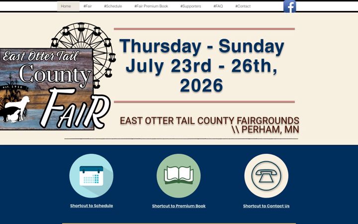 Екранна снимка на eotcountyfair.org