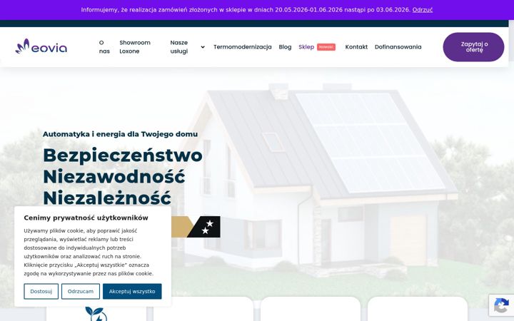 Screenshot of eovia.pl