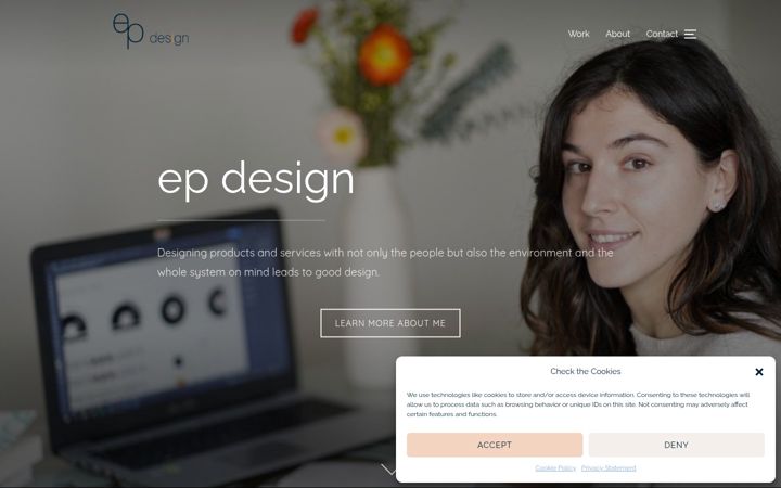Skärmbild av ep-design.es