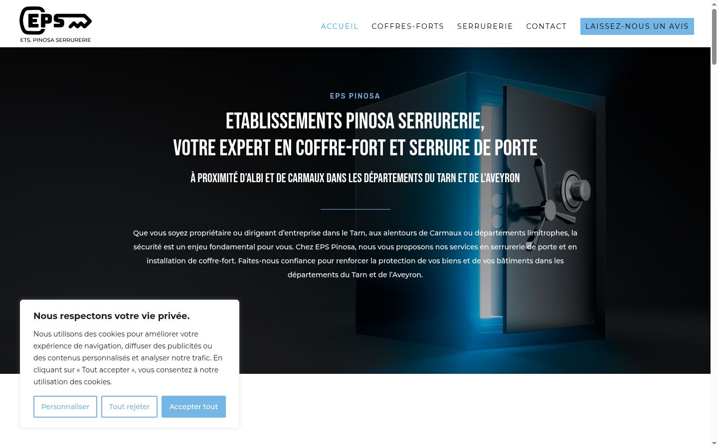 Screenshot tal-banner tal-kunsens muri qabel kwalunkwe interazzjoni