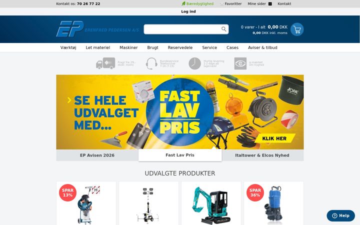 Screenshot of ep.dk