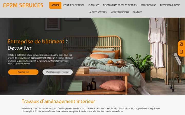 Zrzut ekranu ep2mservices.fr