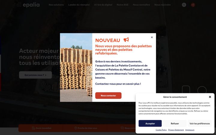 Zrzut ekranu epalia.fr