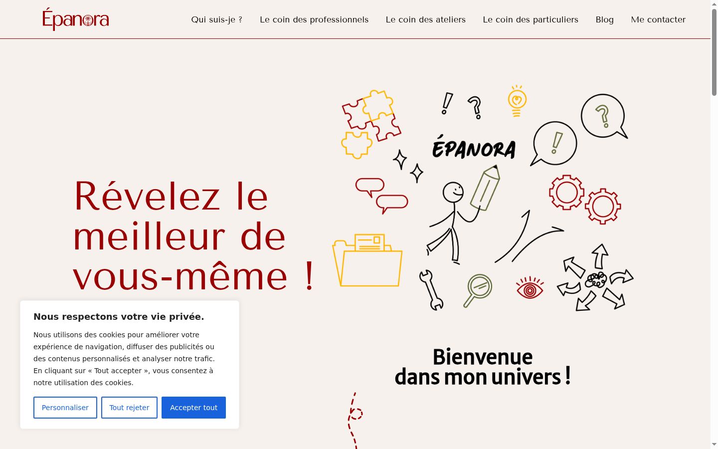 Screenshot tal-banner tal-kunsens muri qabel kwalunkwe interazzjoni