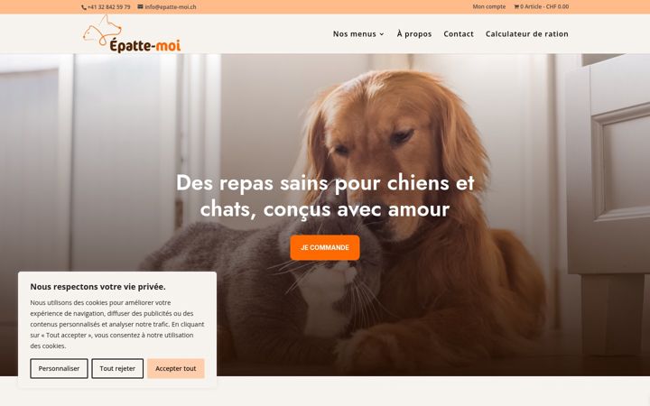 Screenshot του epatte-moi.ch
