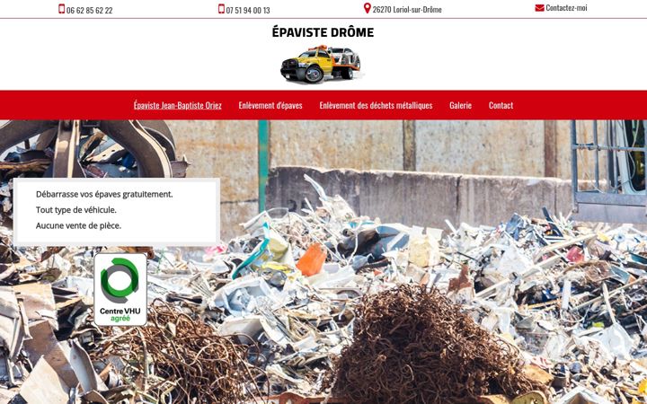 Screenshot ta' epaviste-drome.fr