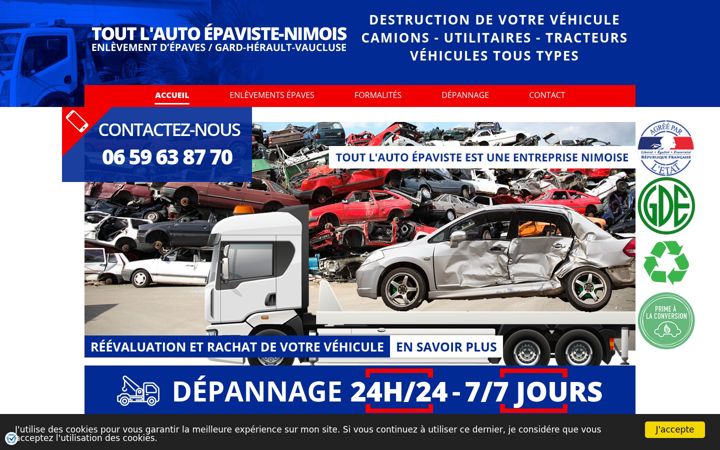Screenshot ta' epaviste-nimois.fr
