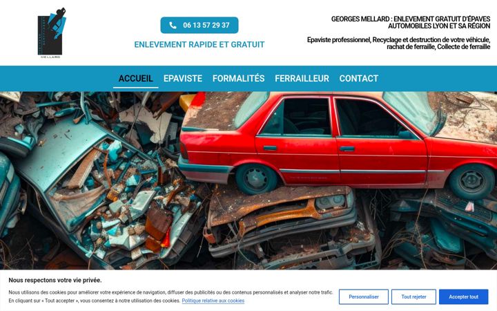 Snímek obrazovky epaviste-villeurbanne.fr