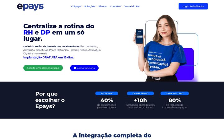Screenshot of epays.com.br