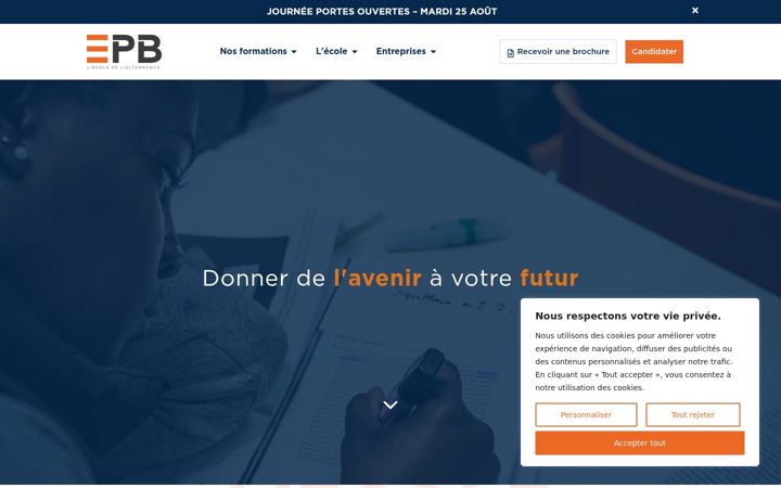Screenshot of epb.paris