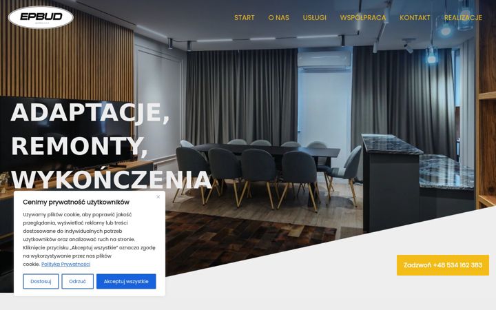 Screenshot of epbud.pl