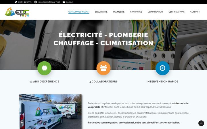 Snímek obrazovky epc-petitjean.fr