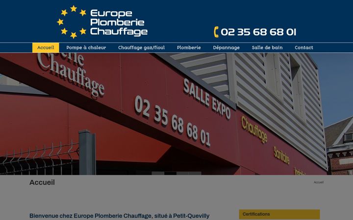 Snímek obrazovky epc-rouen.fr