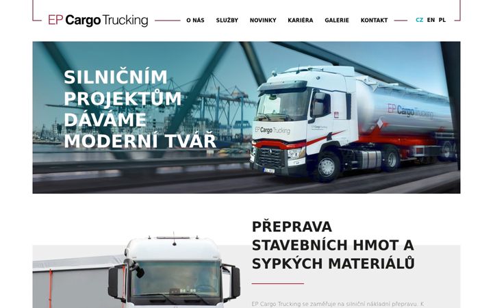 Screenshot of epcargo.com