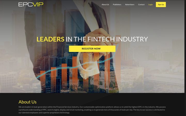 Екранна снимка на epcvip.com