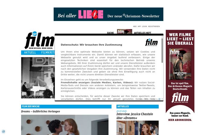 Screenshot of epd-film.de