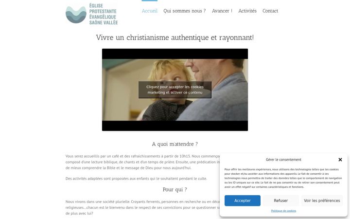 Screenshot stránky epe-saonevallee.org