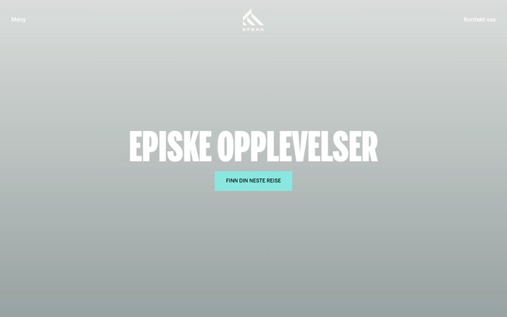 Screenshot von epeak.no