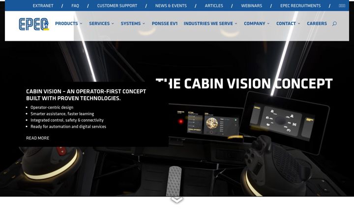 Screenshot του epec.fi