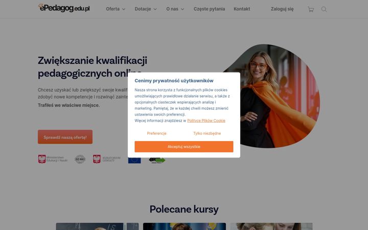 Screenshot of epedagog.edu.pl