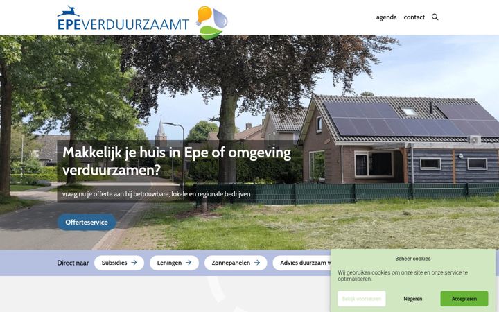 Ekrano kopija epeenergie.nl