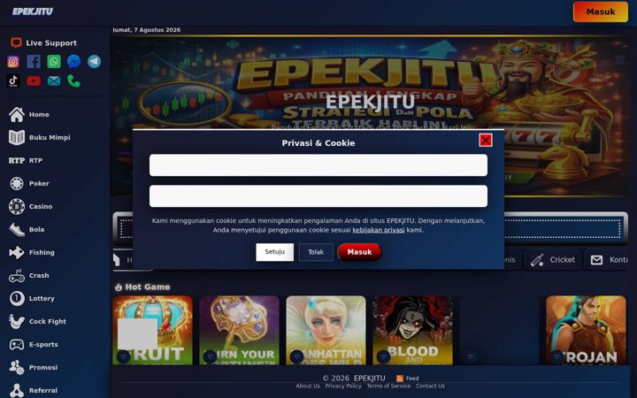 Screenshot stránky epekjitu.org