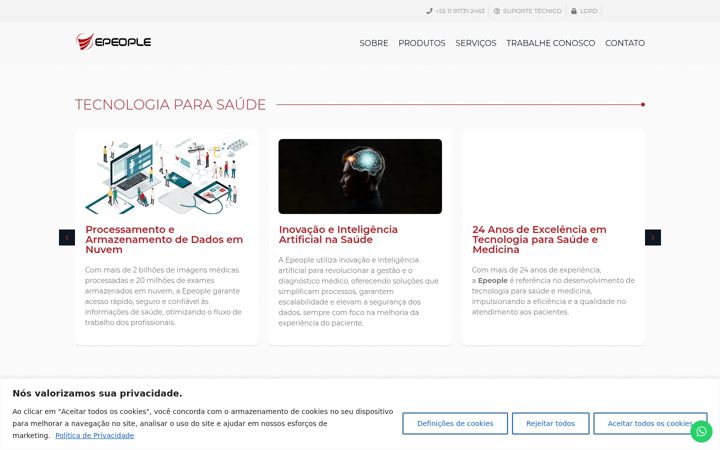 Ekraanipilt saidist epeople.com.br
