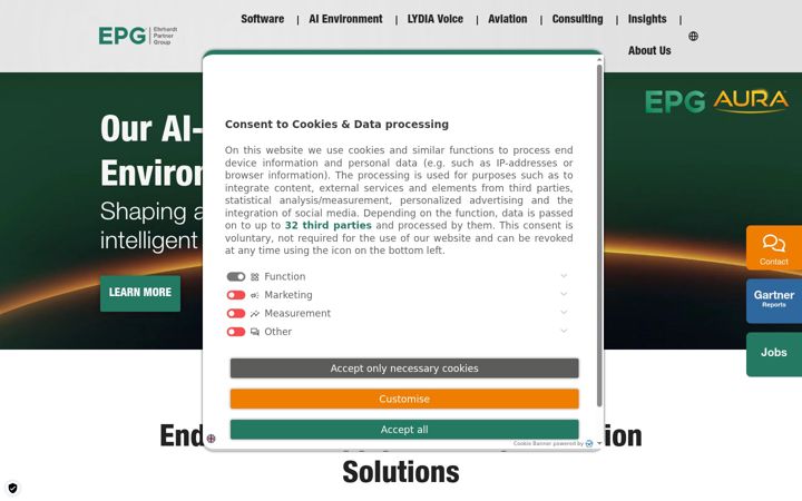 Screenshot of epg.com