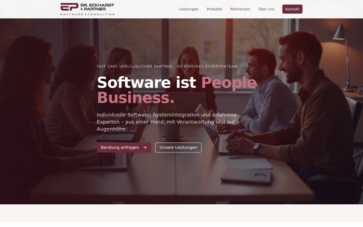 Screenshot ta' epgmbh.de