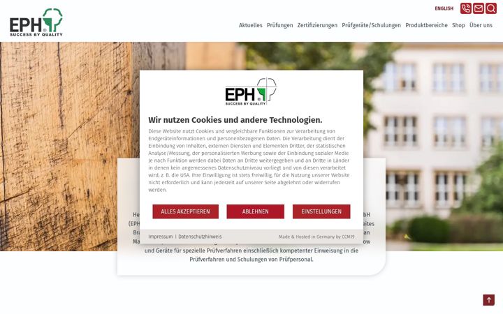 Screenshot ta' eph-dresden.de