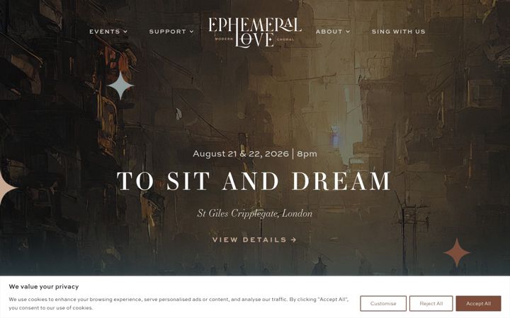Screenshot stránky ephemerallove.org