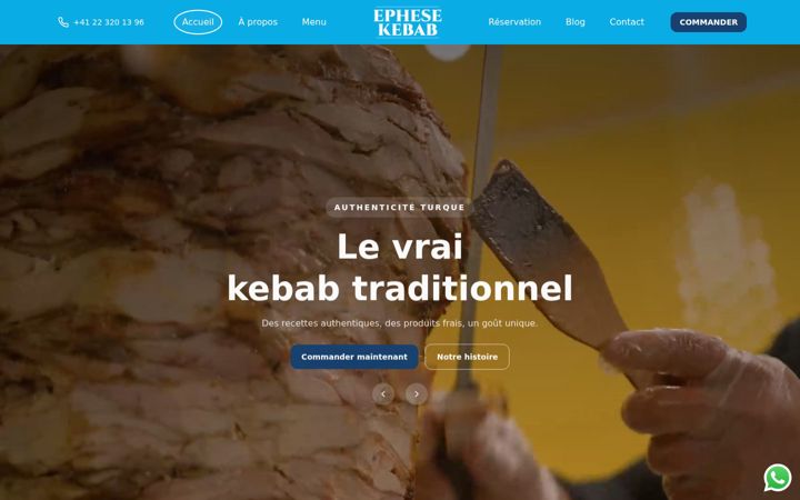 Screenshot του ephesekebab.ch