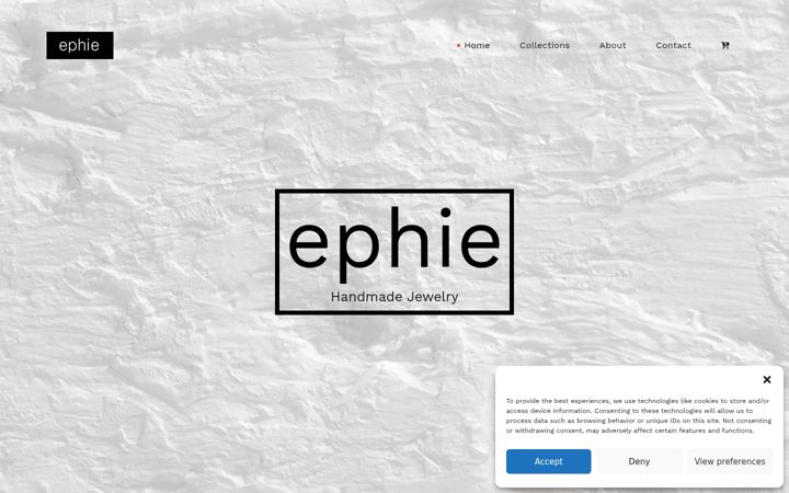 Ekraanipilt saidist ephie.gr