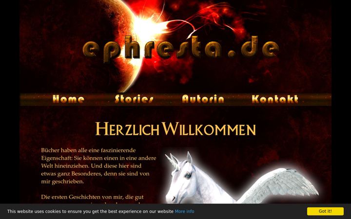 Screenshot ta' ephresta.de